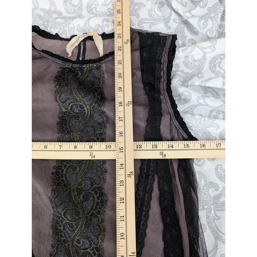 mystree stretch mesh top size small - Picture 3 of 7
